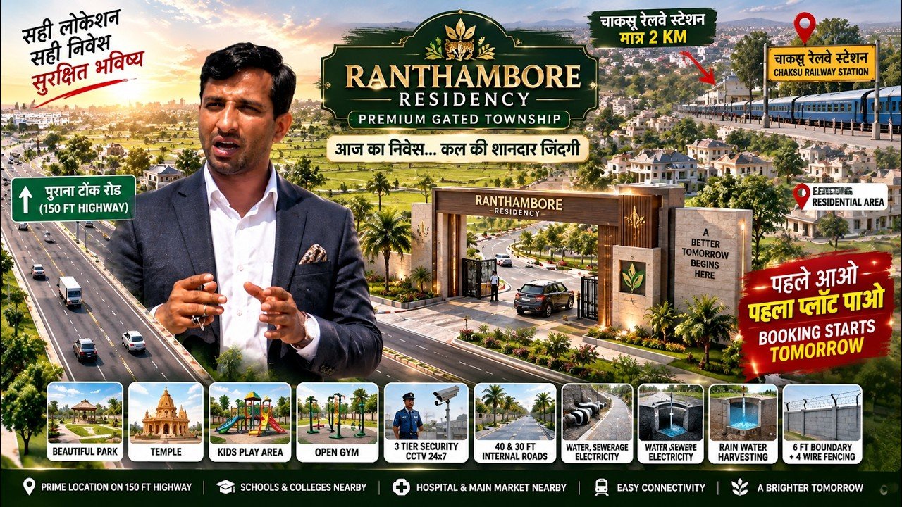 दुदु फागी मैंन हाइवै पर | Premium Township | Plots In Jaipur | Property In Jaipur | Gokul Kripa