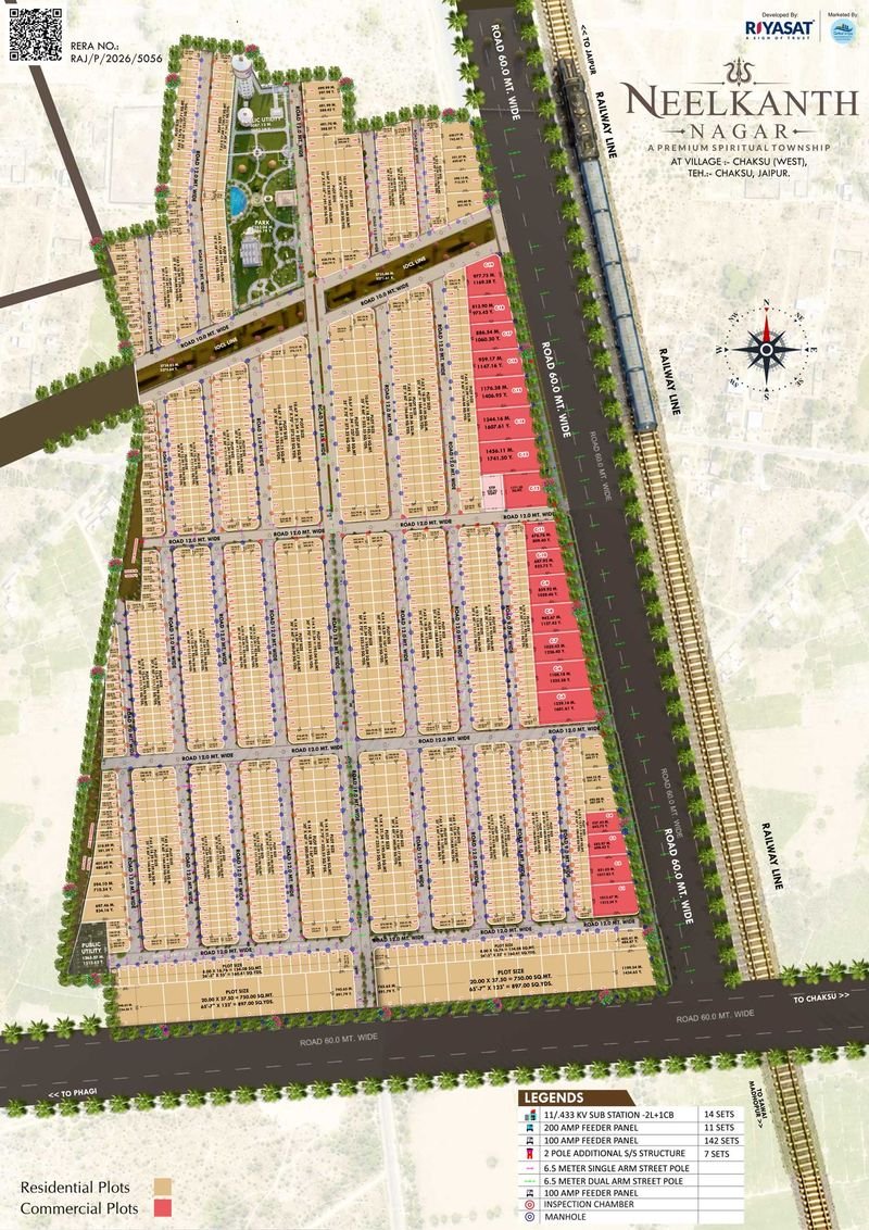 Layout plan of Neelkanth Nagar